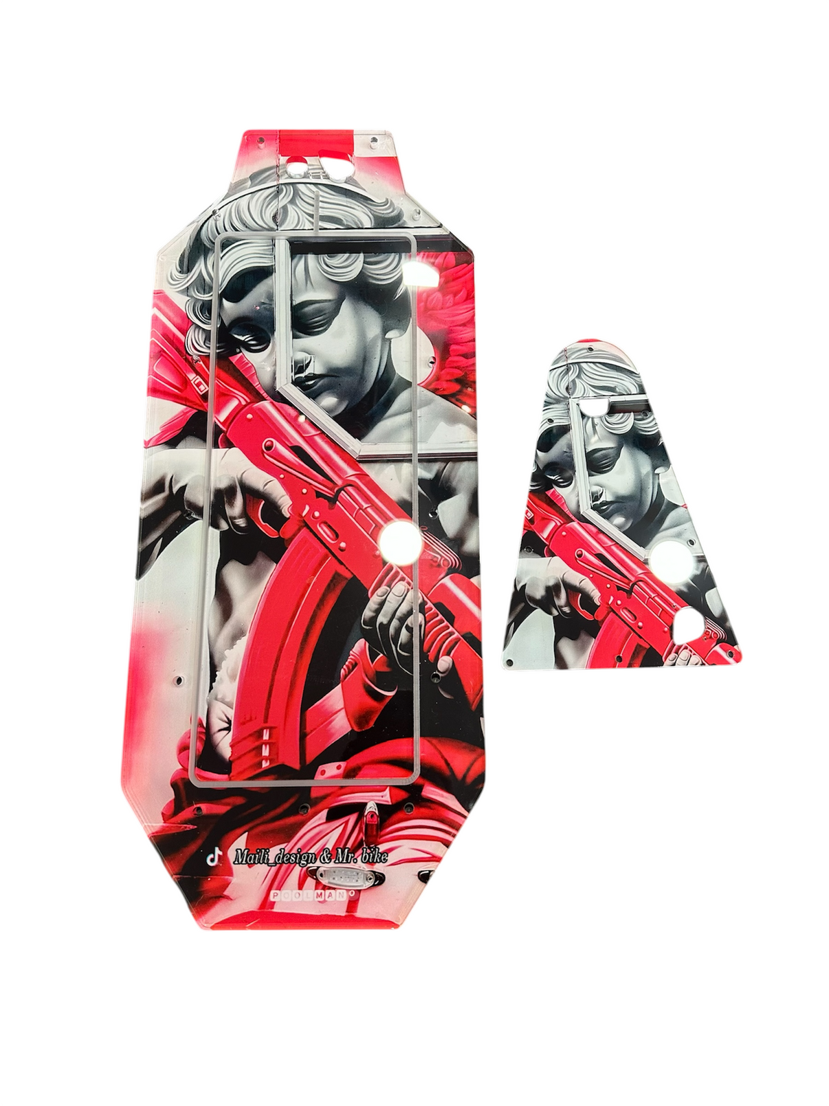 בורד (פלטה) לאינוקים אוקס – Inokim OX Deck מקורי, משטח דריכה איכותי ועמיד לקורקינט חשמלי דגם OX