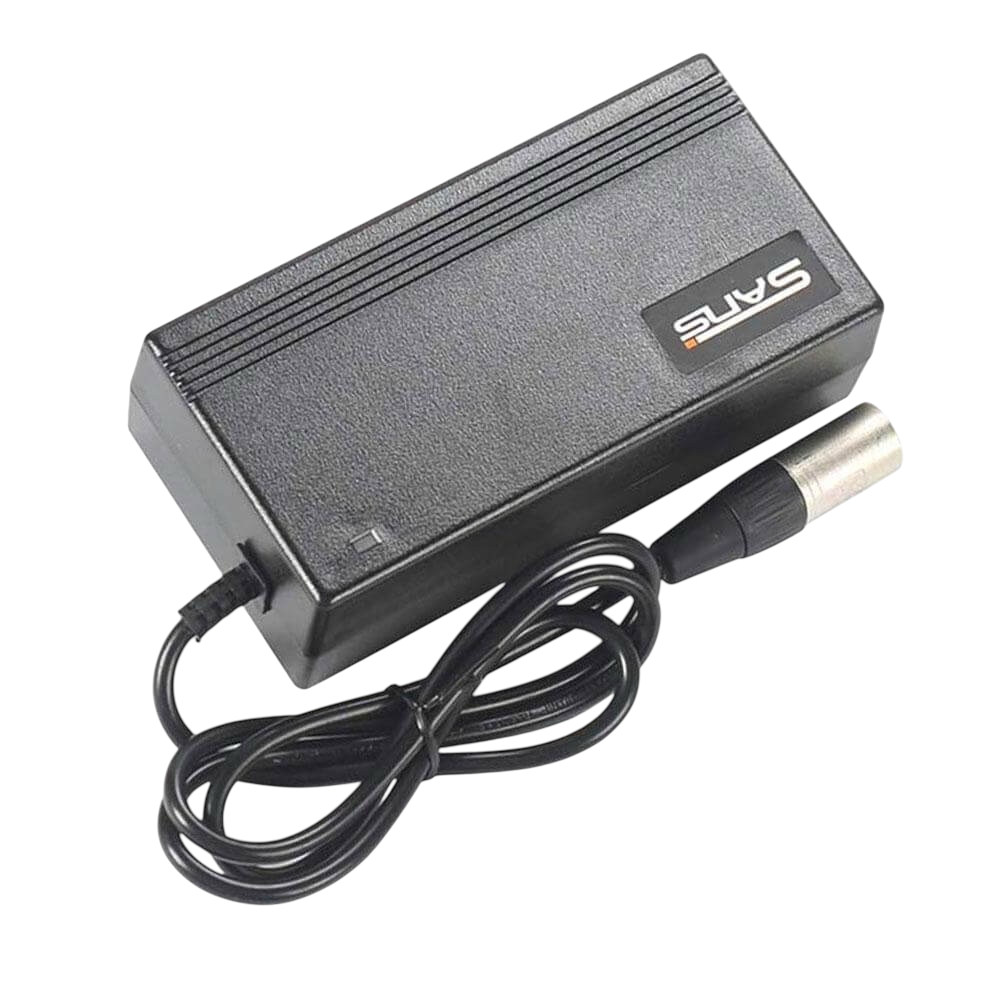 מטען 2A 48V Sans לאופניים וקורקינטים חשמליים – טעינה אמינה ובטוחה